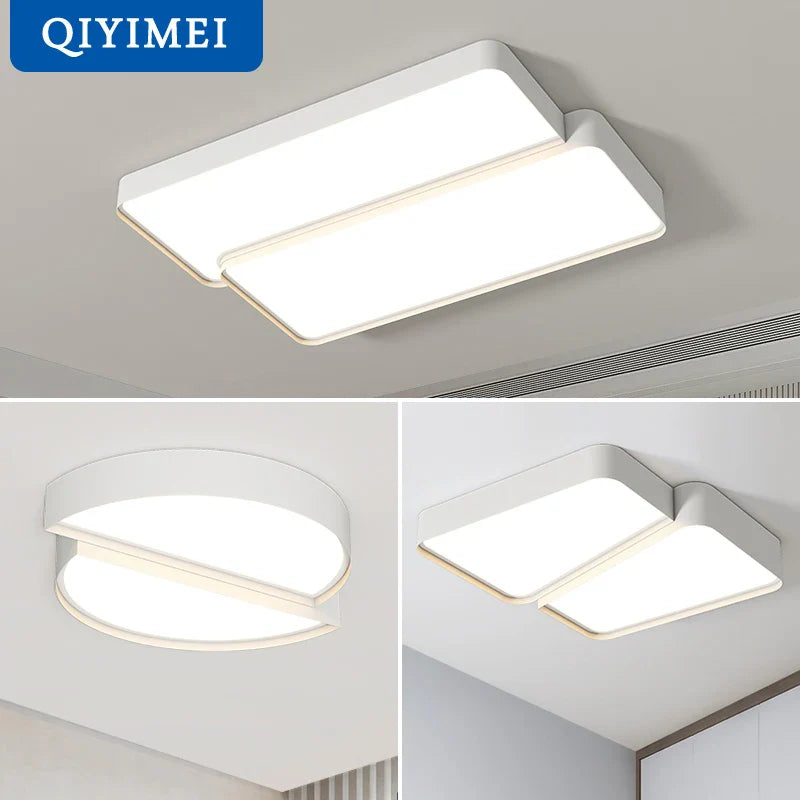 Afralia™ White Painted Chandeliers for Bedroom & Kitchen Indoor Lighting Fixture Luminaria