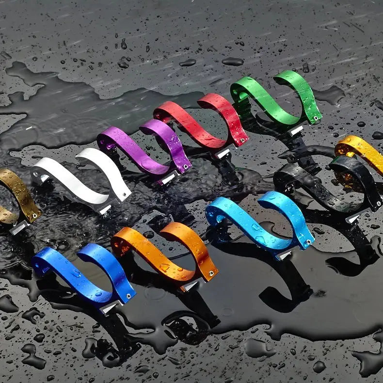 Afralia™ Candy Color Aluminum Finish Wall Mounted Decorative Hooks