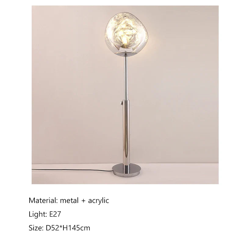 Afralia™ LED Lava Floor Lamp Nordic Minimalist Indoor Lighting Room Bedroom Standing Light