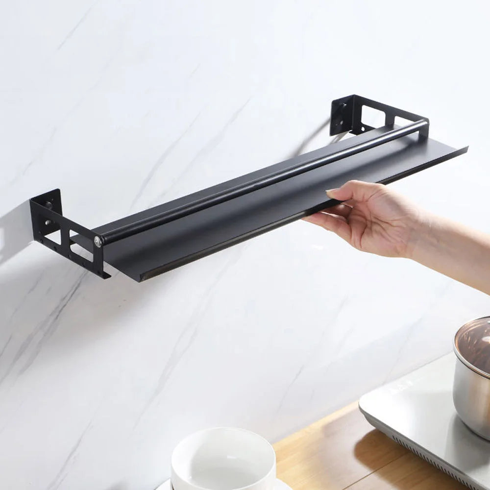 Afralia™ Stainless Steel Spice Jar Organizer Shelves for Kitchen Storage