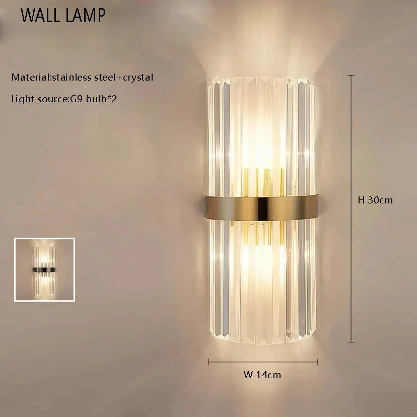 Afralia™ Round LED Crystal Chandelier Gold/Silver Luxe Ceiling Light Fixture for Bedroom