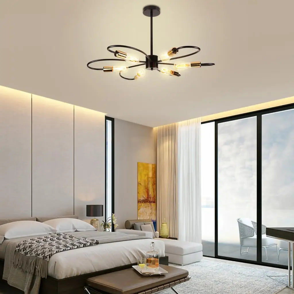 Afralia™ Modern LED Ceiling Chandeliers for Living Room Dining Bedroom - Nordic Pendant Light