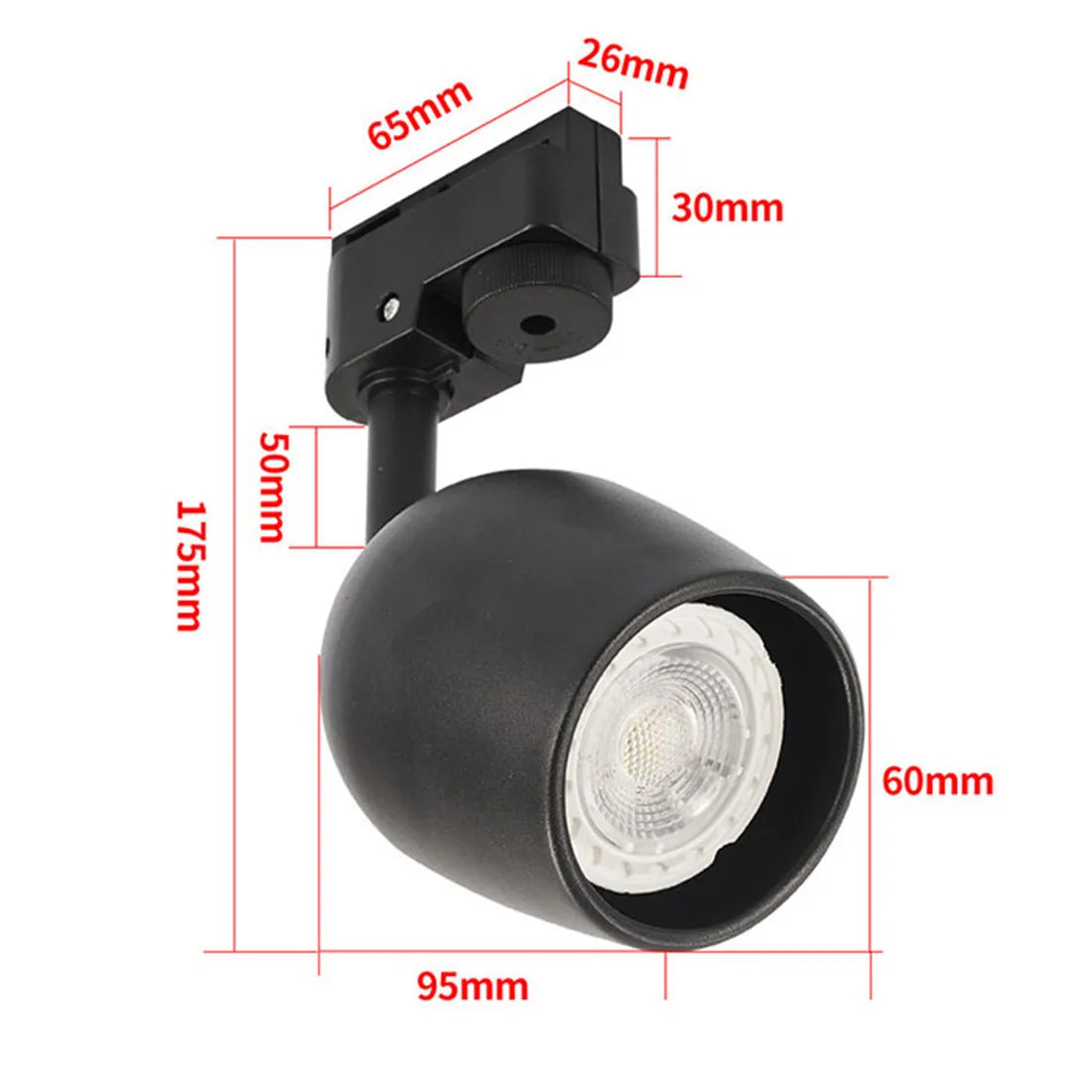 Afralia™ Mini GU10 Track Lights - H Type Ceiling Spotlight for Art Exhibition, Task Lighting