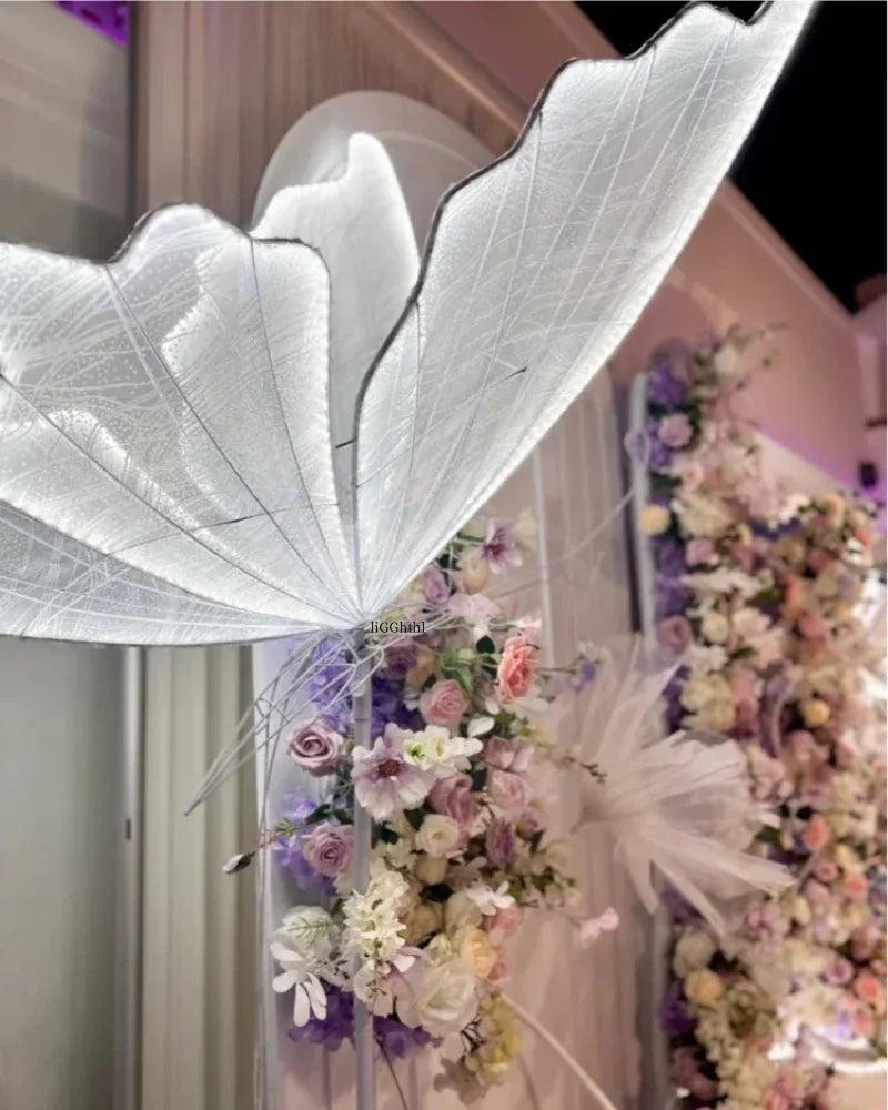 Afralia™ Lace Butterfly LED Wedding Decoration Lamp