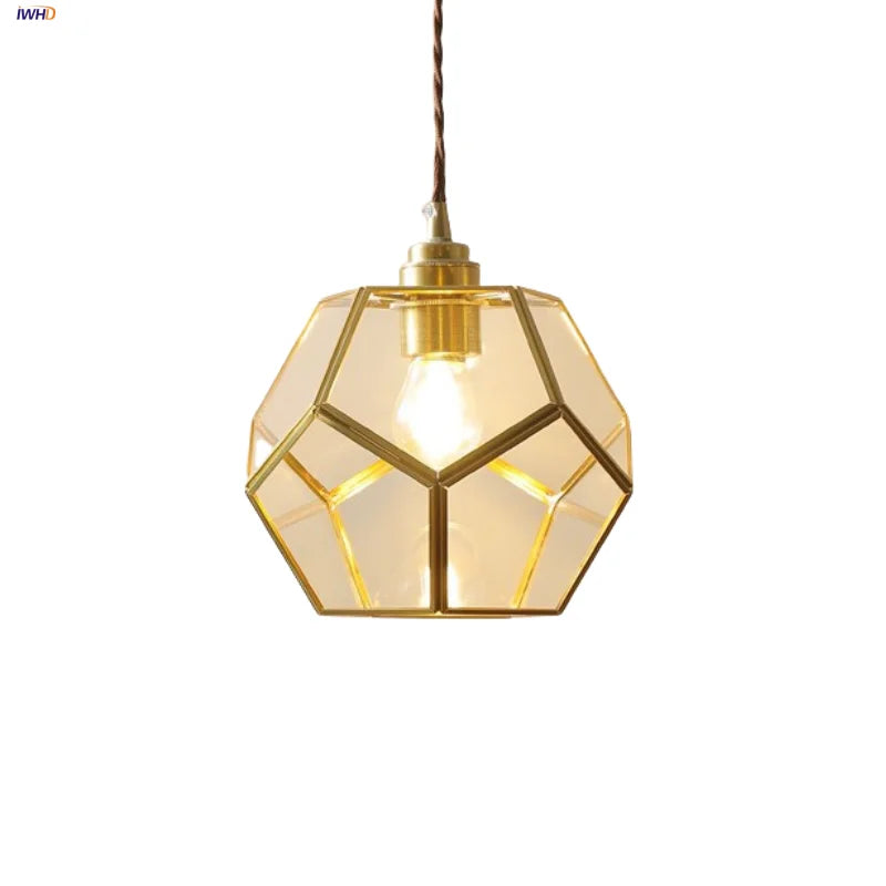 Afralia™ Glass LED Pendant Lights for Nordic Modern Style Dining Room Decor
