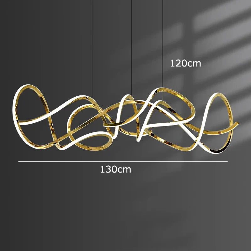 Afralia™ Modern LED Pendant Chandeliers for Living Room Dining Room Indoor Lighting