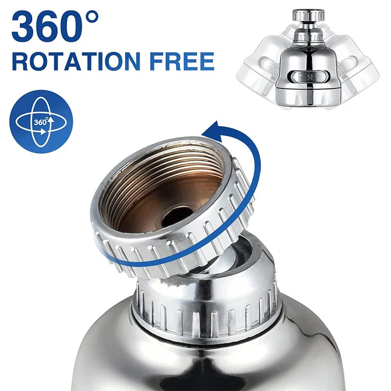 Afralia™ Swivel Kitchen Faucet Aerator Sprayer Filter Nozzle Water Saving Connector