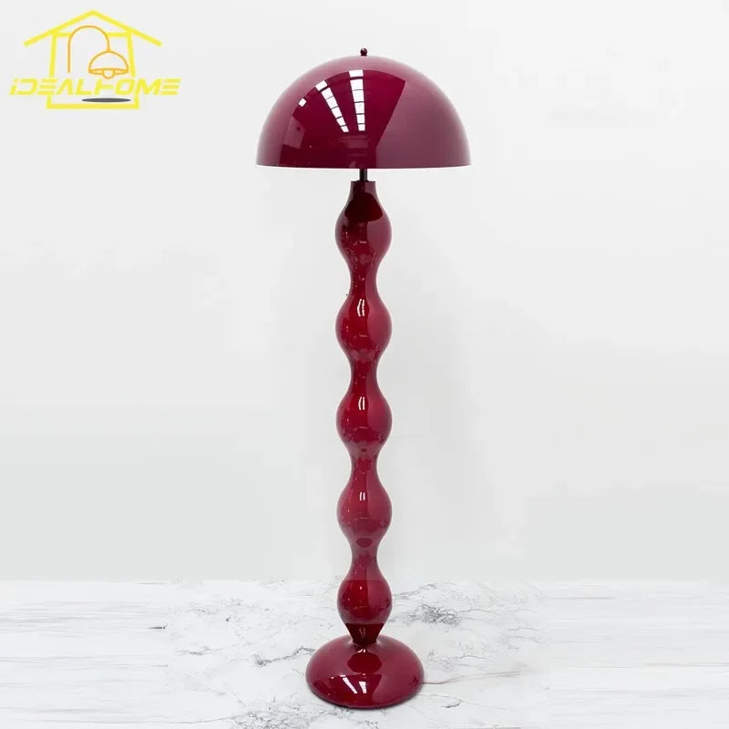 Afralia™ Medieval Mushroom Floor Lamp Iron Art LED E27 Modern Light Fixtures