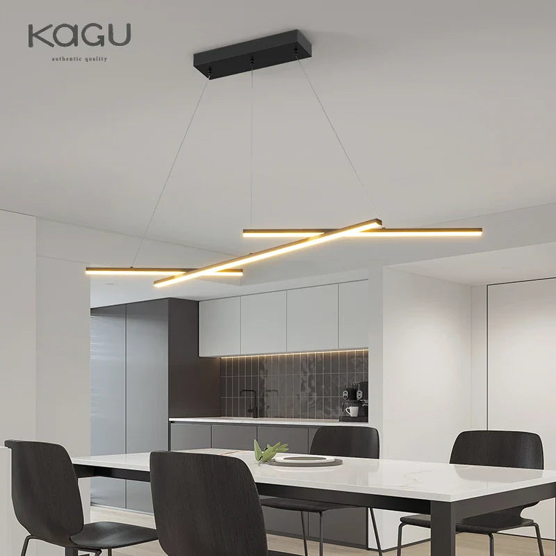 Afralia™ Modern LED Chandelier for Living Room Dining Kitchen Ceiling Light