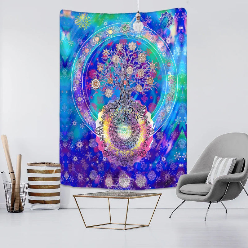 Psychedelic Eye Tapestry Wall Hanging for Aesthetics Room Decor by Afralia™