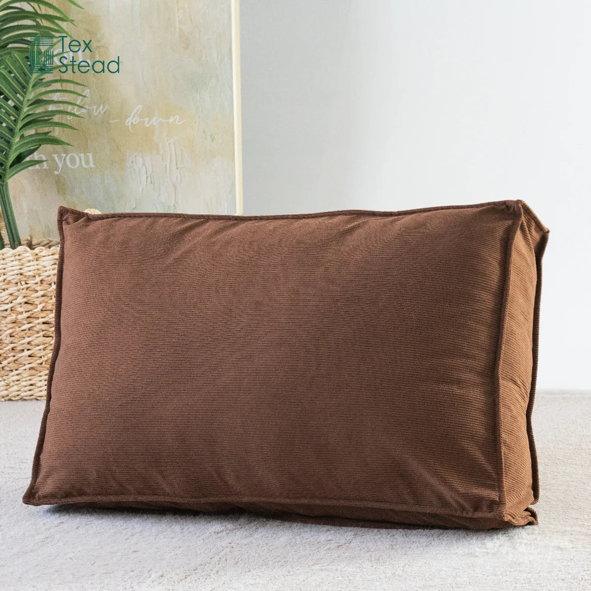 Afralia™ Reading Bed Rest Pillow: Large Bolster Cushion for Daybed, Headboard, Backrest