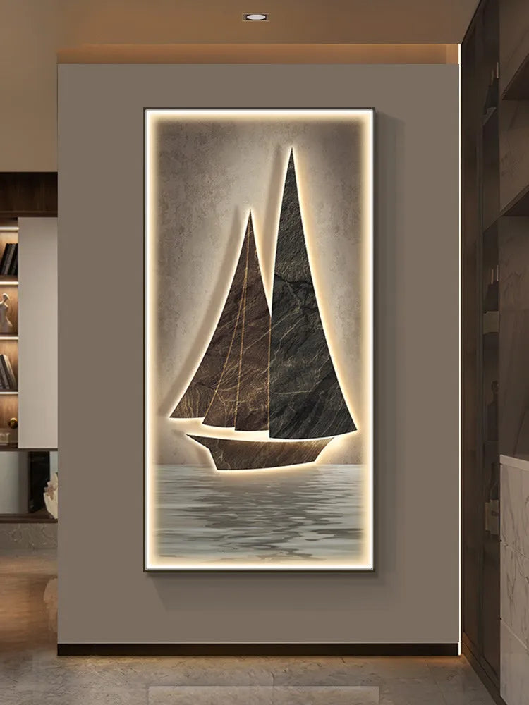 Afralia™ LED Wall Lamp for Modern Creative Wall Decoration in Bedroom, Living Room & Study