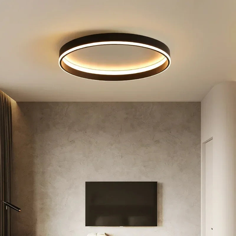 Afralia™ Circular LED Ceiling Lights for Home Decor and Indoor Lighting