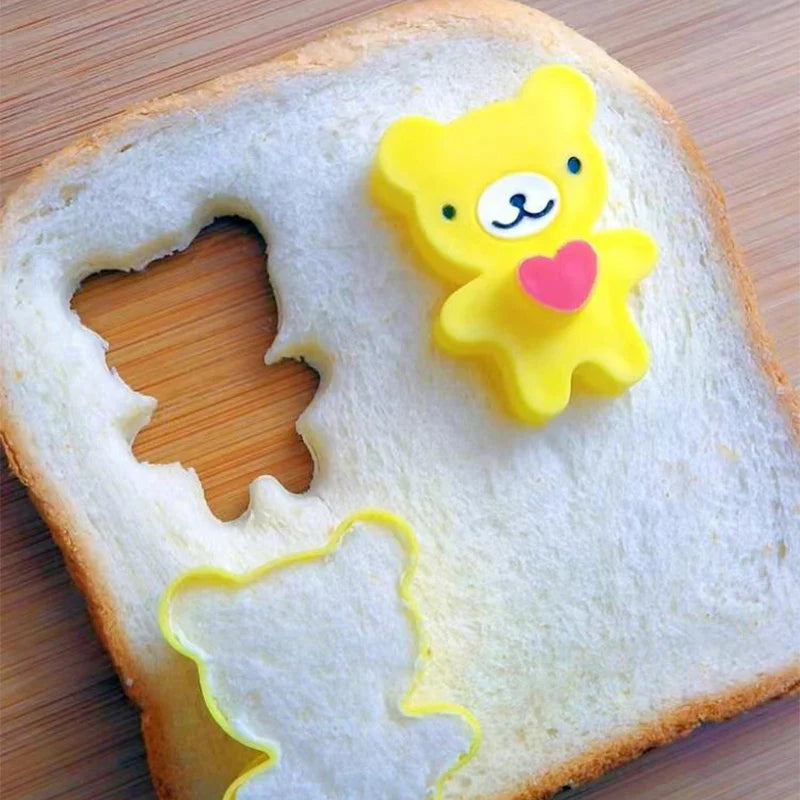 Afralia™ Sushi Sandwich Cookie Maker Set Japanese Style Bento Accessoires Cheese Cutter Mold