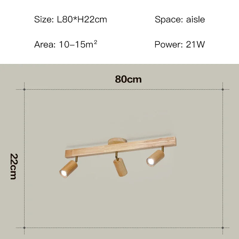 Afralia™ Modern LED Ceiling Chandelier with Spotlight for Aisle, Bedroom, Shop & Corridor