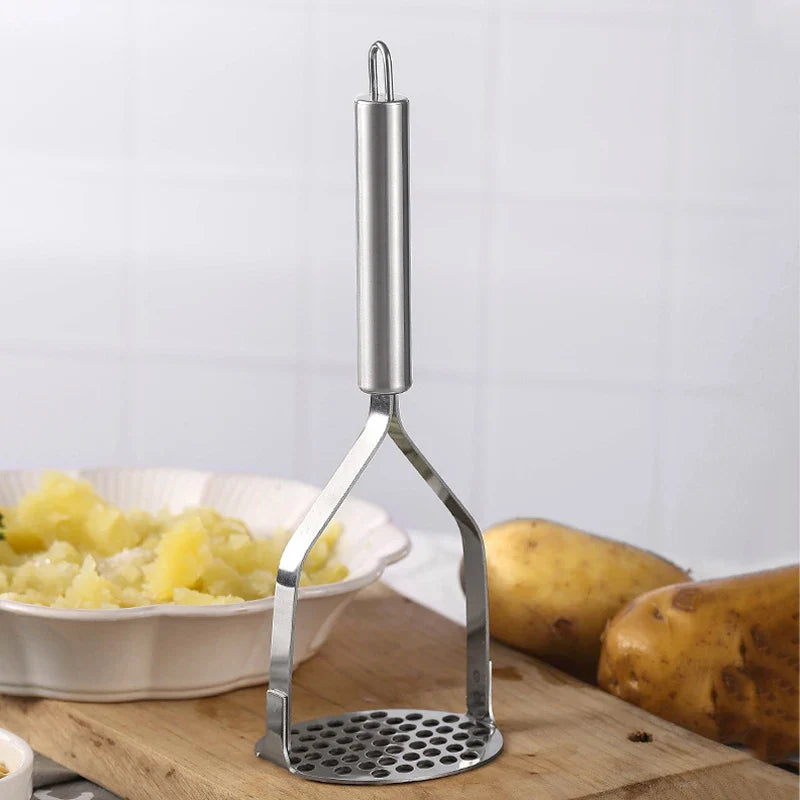 Afralia™ Stainless Steel Potato Masher & Food Crusher