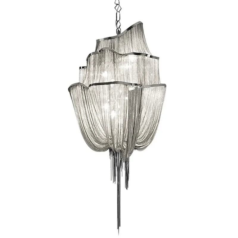 Afralia™ Modern Chain Chandelier for Luxury Dining Table and Home Decor