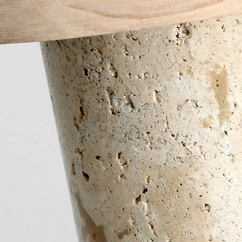 Afralia™ Stone LED Hanging Lamp for Home Decor, Japanese Style Luminaire