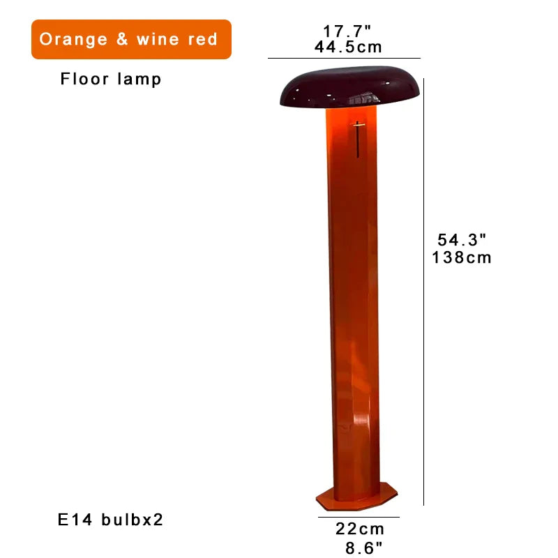 Afralia™ Designer Mushroom Floor Lamp: Modern Standing Light for Living Room & Office.