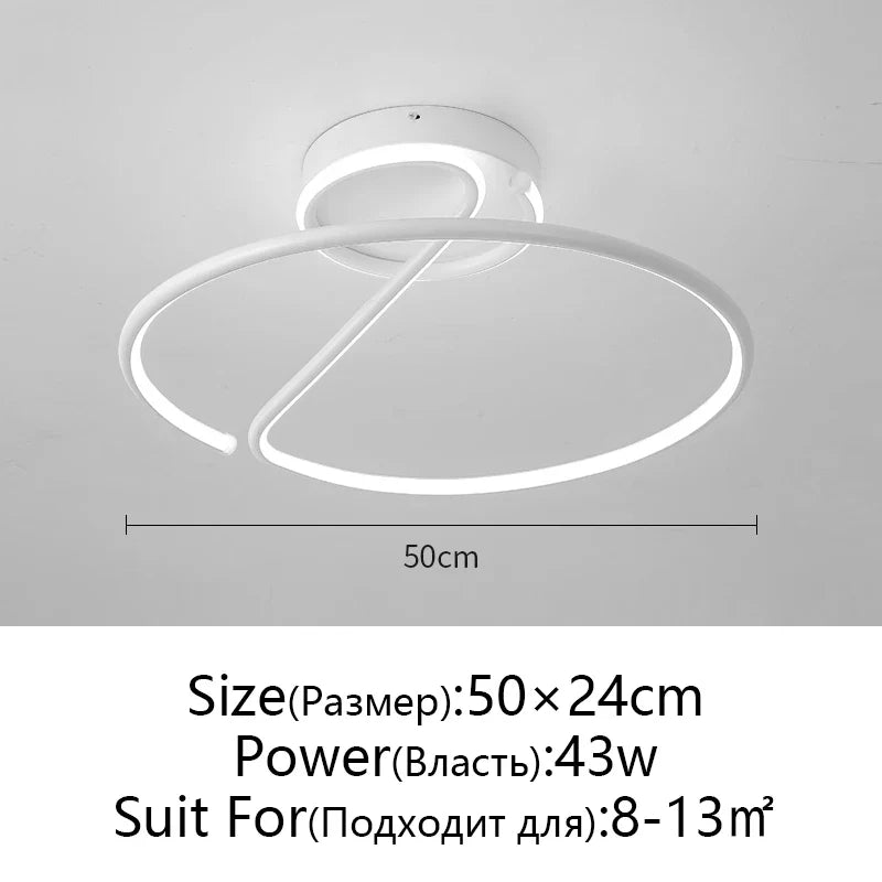 Afralia™ LED Chandelier Chrome Lamp Fixture for Living Room, Kitchen & Home Decor