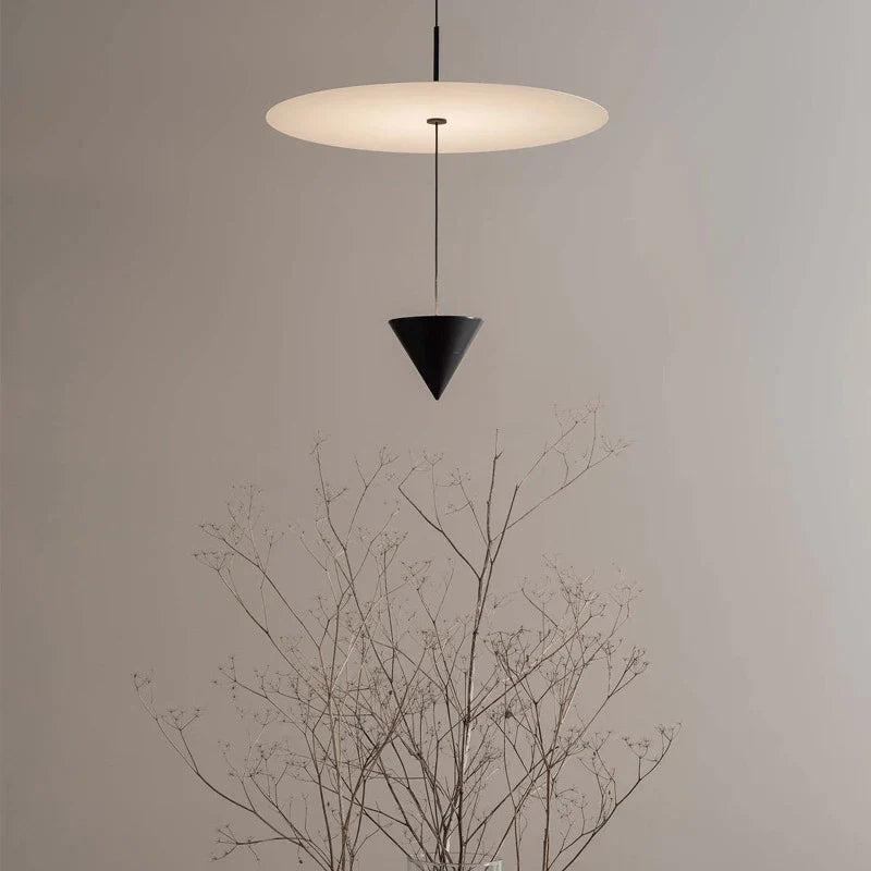 Afralia™ LED Conical Pendant Light: Art Deco Design, Height Adjustable for Dining Room & Kitchen.