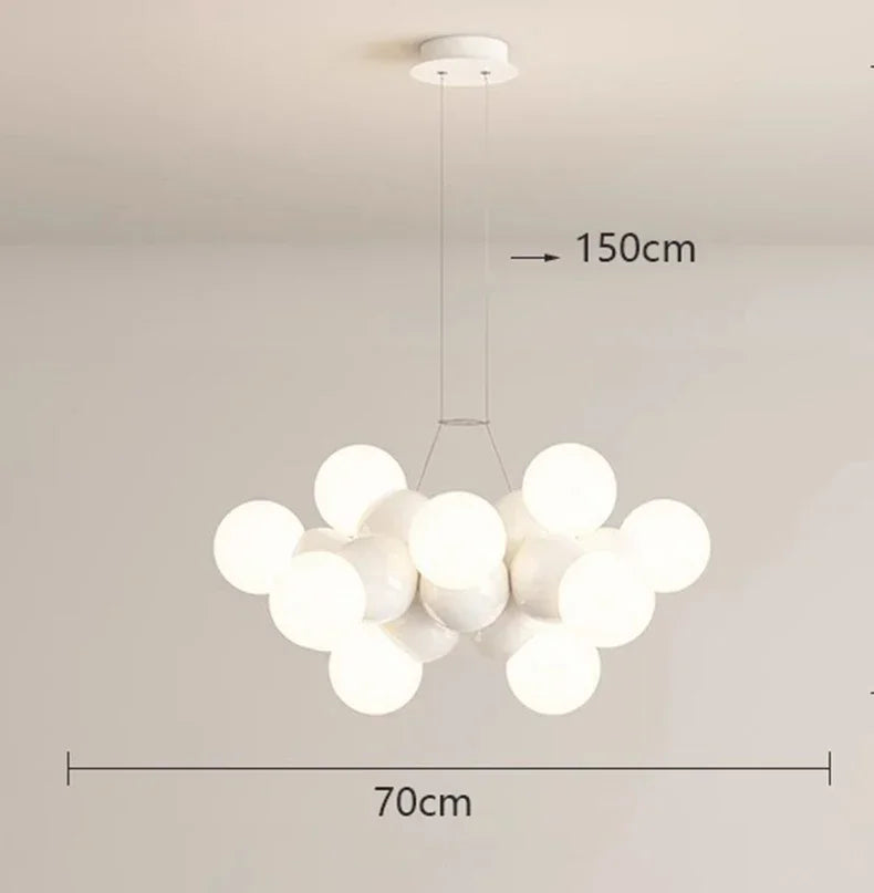 Afralia™ Elegant Chandelier Dining Room Pendant Light Fixture Ceiling Lamps