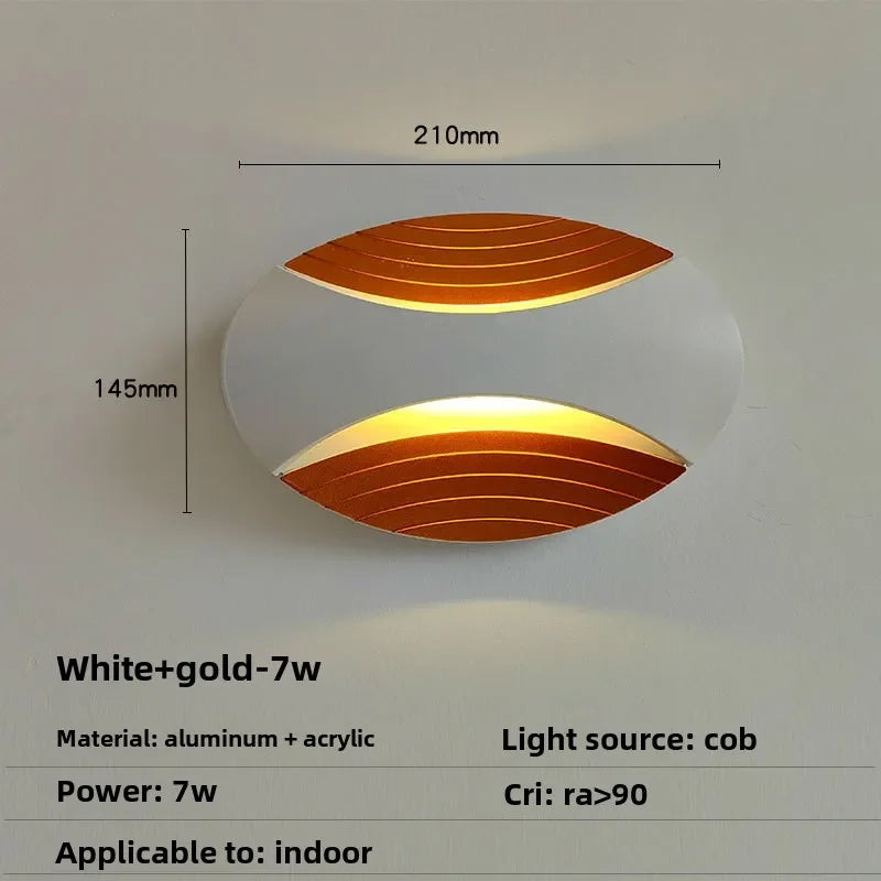 Afralia™ Double-Head LED Wall Lamp: Modern Lighting Solution for Corridors and Staircases