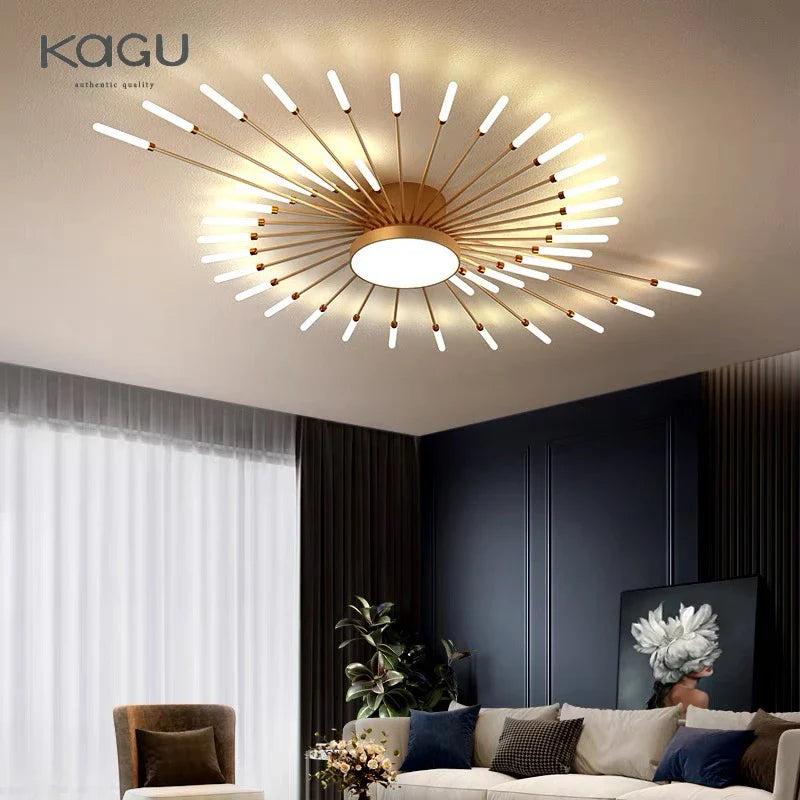 Afralia™ LED Modern Ceiling Lights for Bedroom, Hall & Living Room