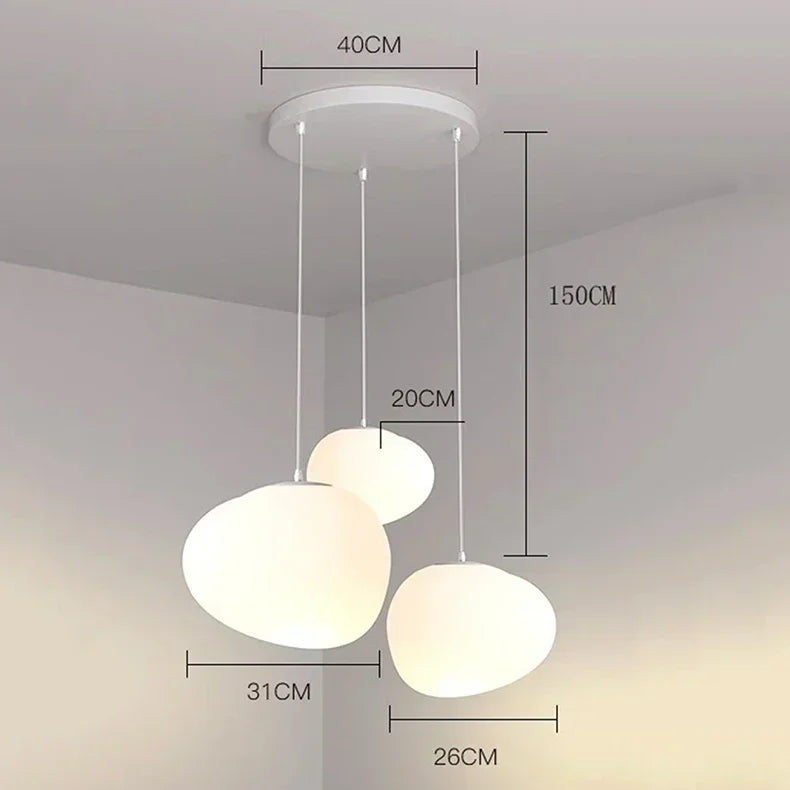 Afralia™ Modern Dine Pendant Lights LED Chandeliers for Living Room Ceiling Lamp