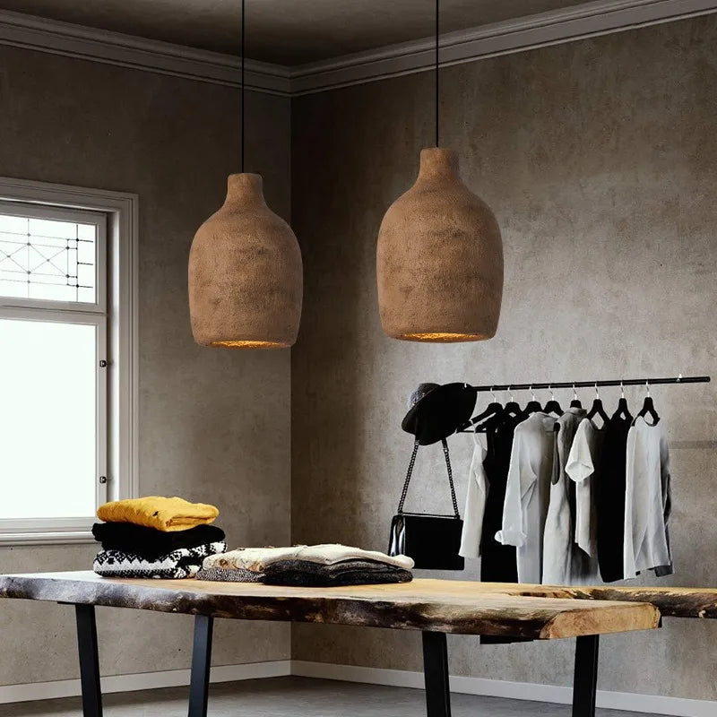 Afralia™ Loft Wabi Sabi LED Chandelier - Nordic Minimalist Pendant Light Fixtures