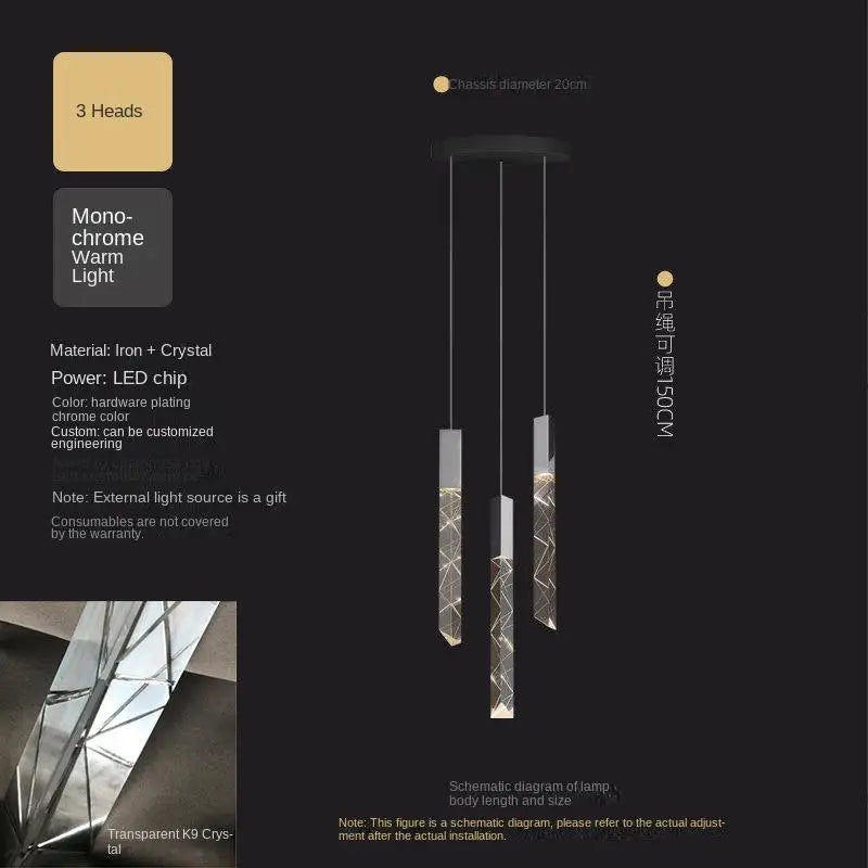 Afralia™ Luxury LED Chandelier for Staircase & Living Room - Modern Nordic Rotating Sky Lanterns