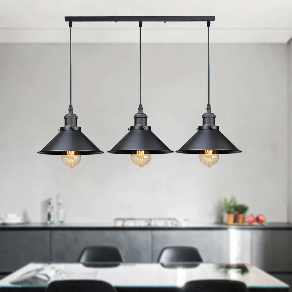 Afralia™ Vintage Pendant Light for Living Room Retro Chandelier Lighting Fixture