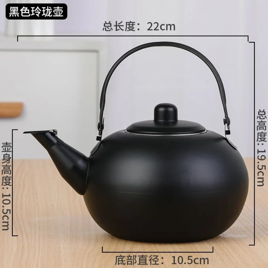 Afralia™ Stainless Steel Tea Kettle with Infuser Filter, Coffee & Green Tea Cookware