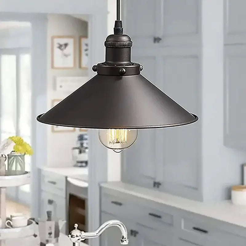 Afralia™ Retro Pendant Lamp - Vintage Industrial Loft Chandelier