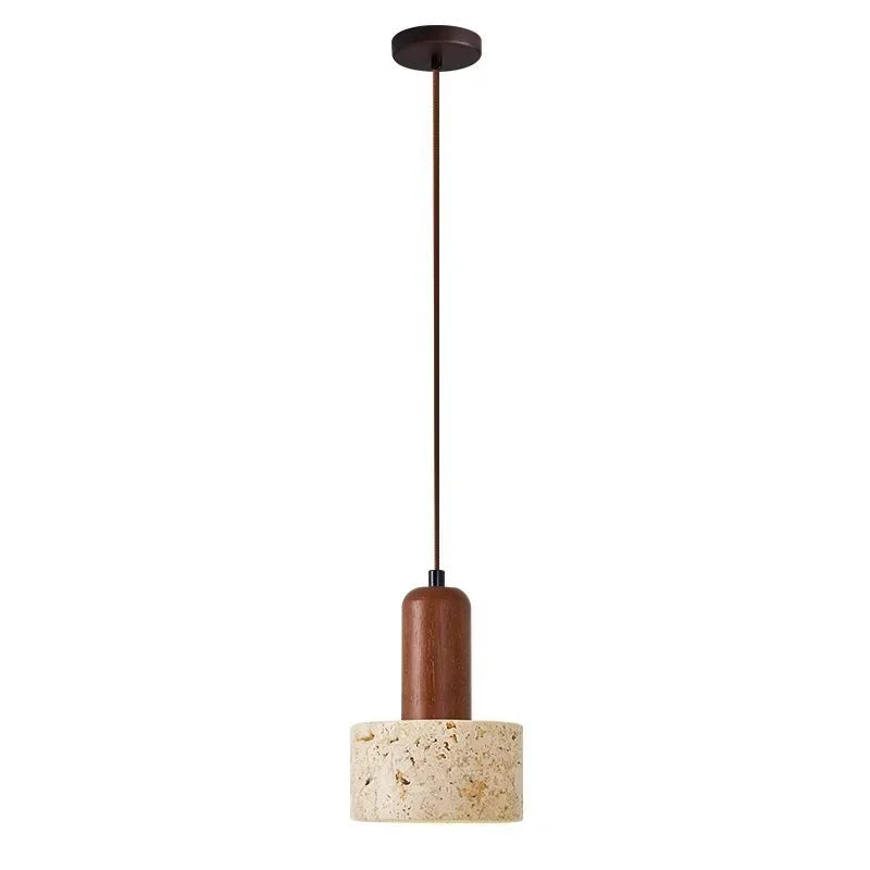 Afralia™ Terrazzo Pendant Lights: French Retro Handmade Design for Bedroom, Dining, Kitchen Island