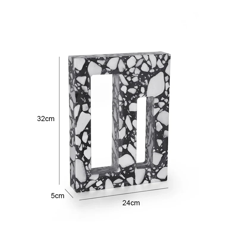 Afralia™ Archway Terrazzo Sculpture for Home Decor