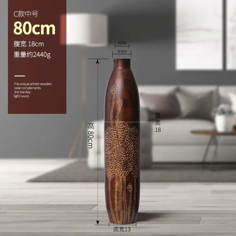 Afralia™ High Stand Vase for Decorative Plants - Elegant Home Decor for Living Room, Office, or Wedding