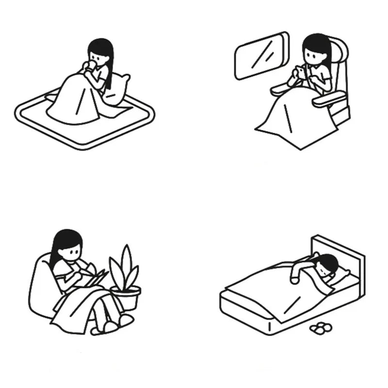 Afralia™ Bubble Velvet Woolen Sofa Blanket - Soft & Warm Multi-Purpose Cover