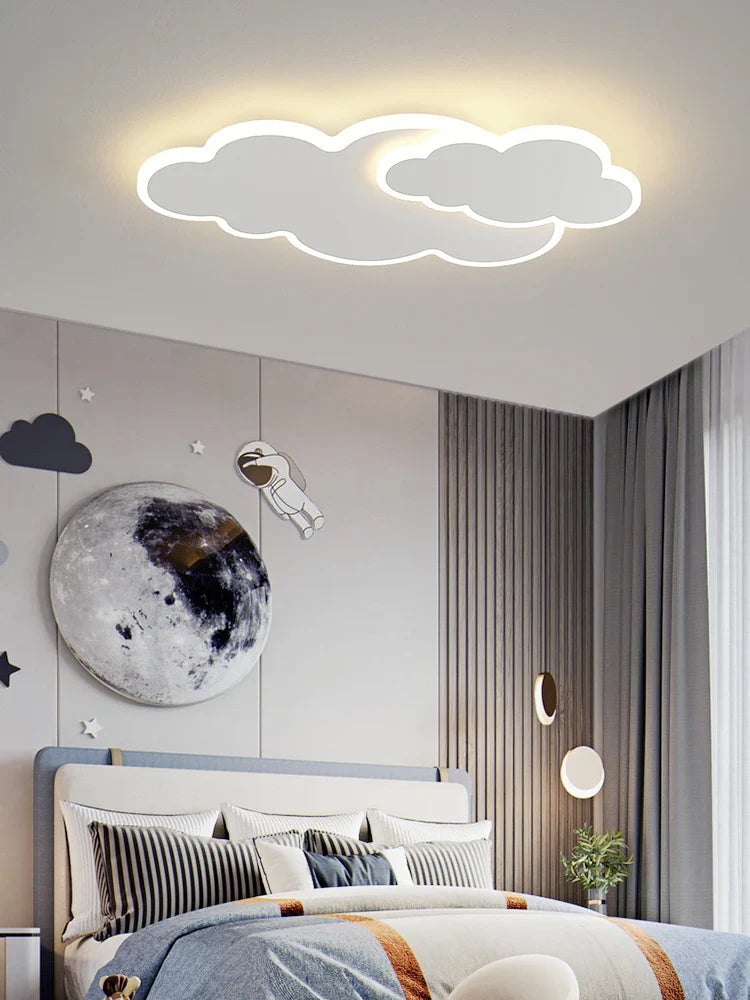 Afralia™ White Cloud LED Chandelier for Bedroom Dining Living Room Modern Home Decoration