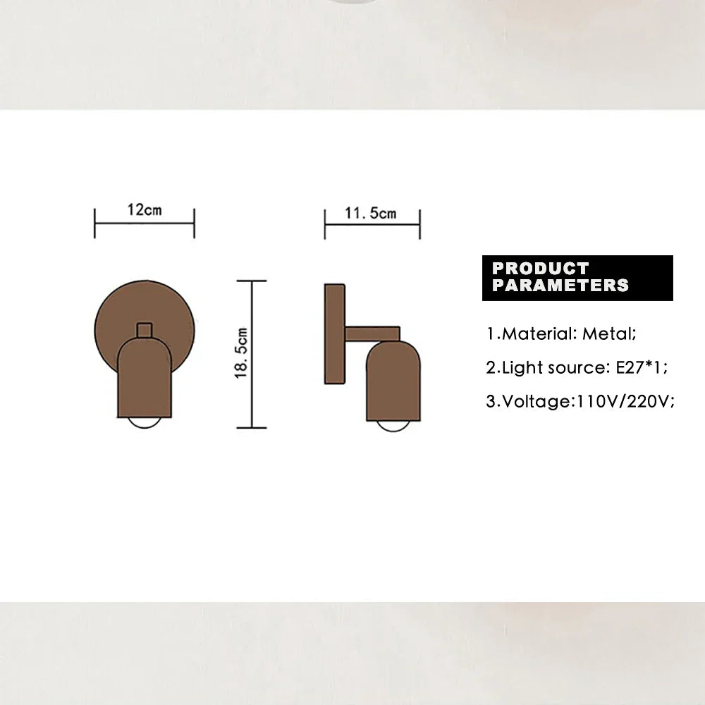 Afralia™ Nordic LED Sconce Light for Bedroom, Hallway, Hotel - Modern Wall Mounted Lamp