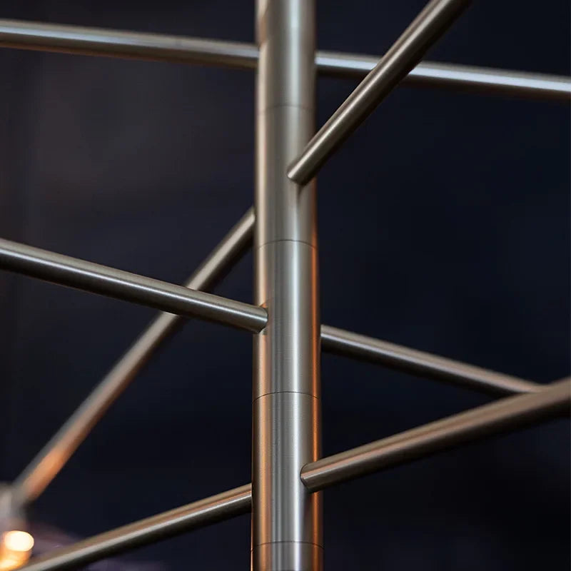 Afralia™ Glass Lotus Leaf Chandelier: Elegant Lighting for Bedroom, Living Room, Hall.