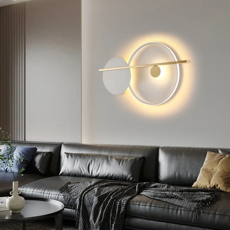 Afralia™ Nordic LED Wall Light: Modern Home Bedroom Living Room Lighting