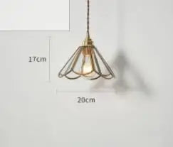 Afralia™ Blue Glass Pendant Lights for Bedroom Dinning Living Room