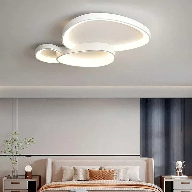 Afralia™ LED Dimmable Ceiling Lamp for Modern Minimalist Home Decor