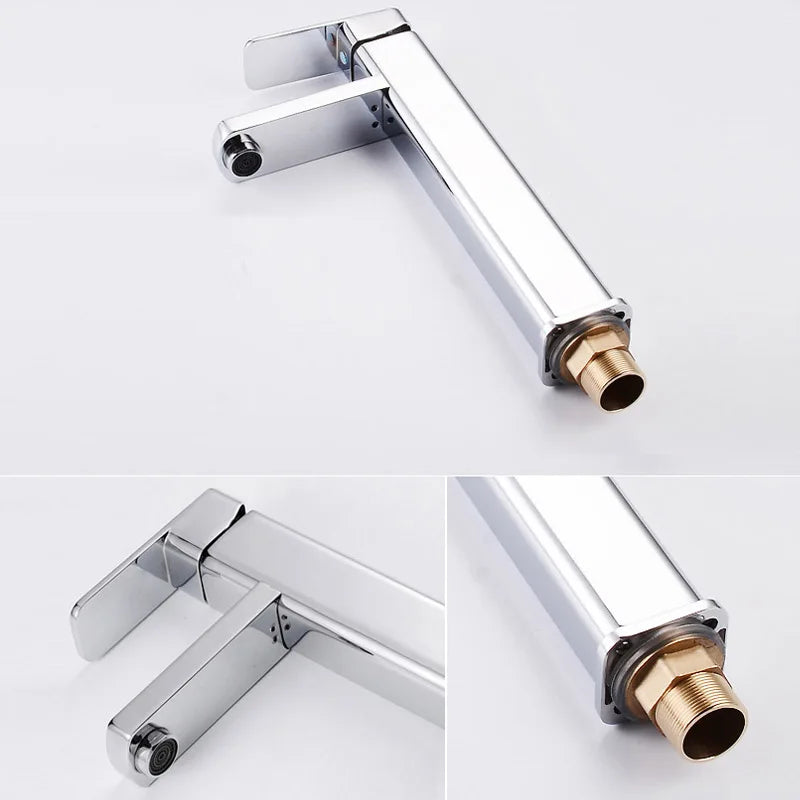 Afralia™ Basin Mixer Bathroom Faucet with Single Handle for Cold and Hot Water