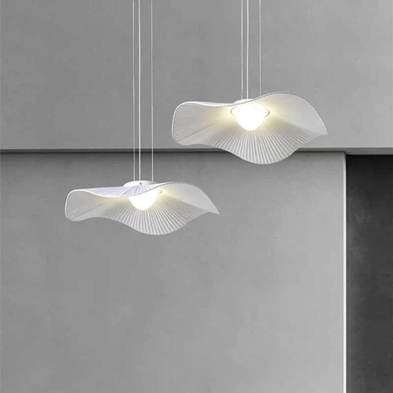 Afralia™ White Dome Pendant Light: Modern Minimalist Fabric for Bedroom, Dining Room, Living Room