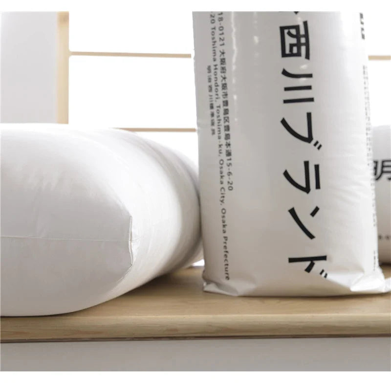 Afralia™ Cotton Rectangle Neck Pillow - Hotel Quality Solid Color for Home