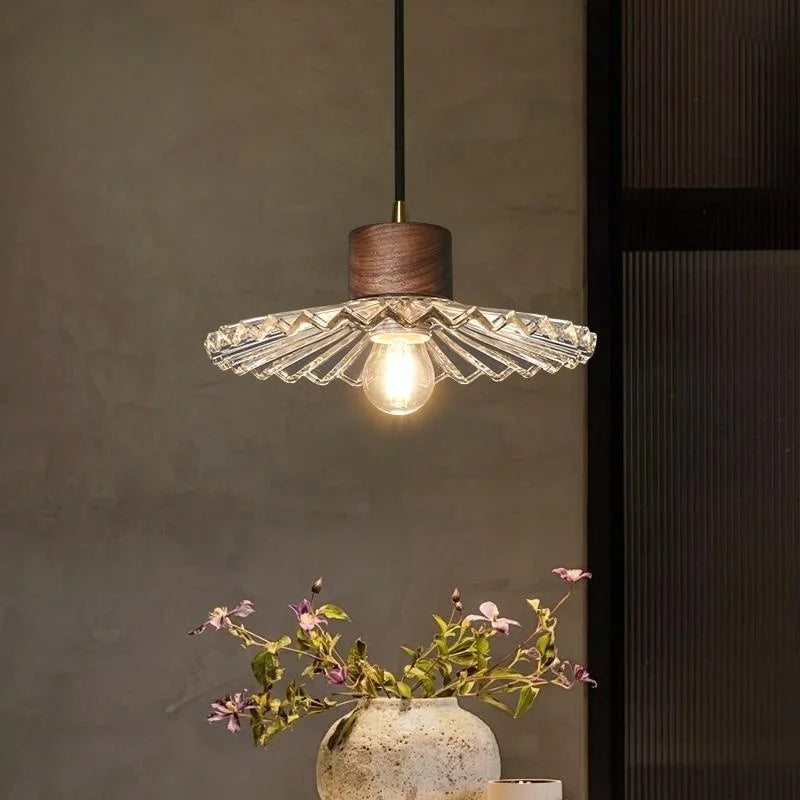 Afralia™ Glass LED Pendant Light - Modern Nordic Hanging Lamp for Home and Dining