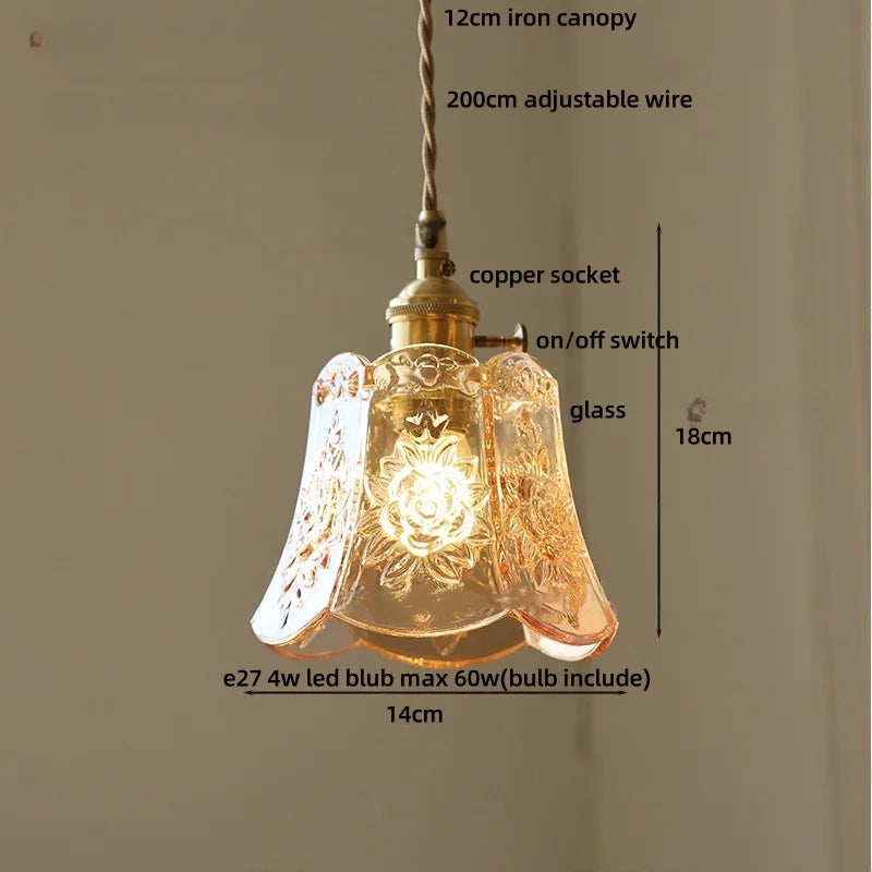 Afralia™ Square LED Pendant Light Wood Glass Modern Home Lighting