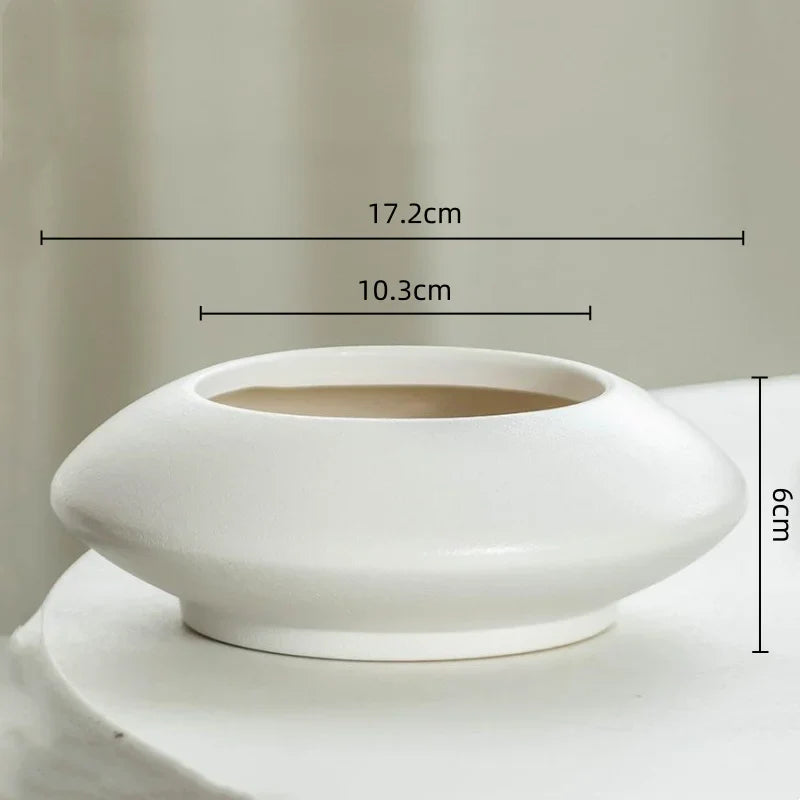 Afralia™ Pebble Flowerpot Geometry Plant Vase Succulent Basin – Balcony Decor Plant Accessories